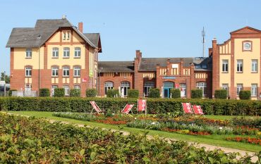 Tourist-Information im Bahnhof © Stadt Burg